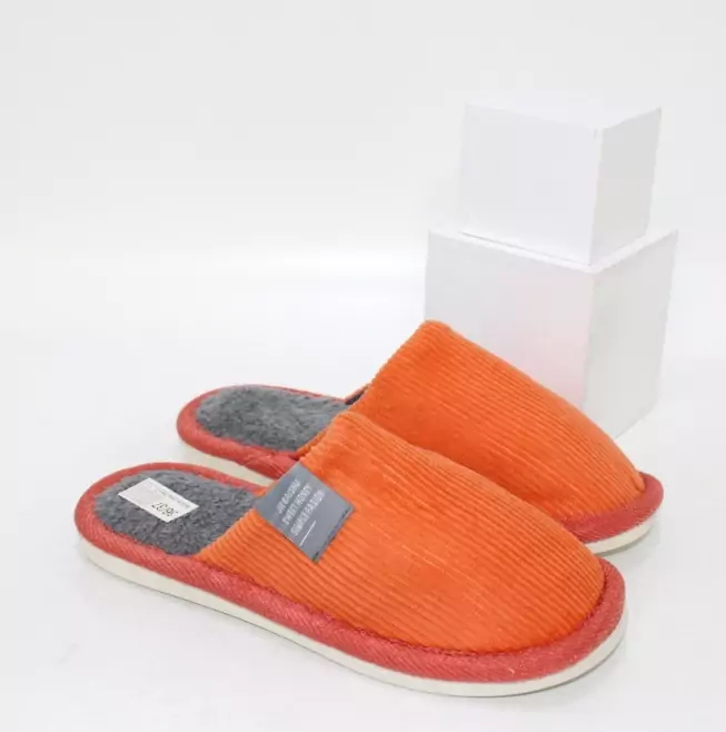 image of classic orange slippers